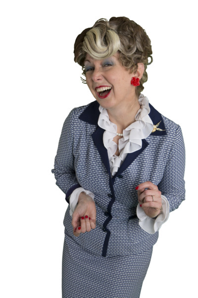 Sybil laughing